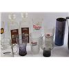 Image 3 : (2)Sask Prairie Amaretto Bottles, Bar Glassware, & Brita Water Filter Pitcher w/Extra Filters
