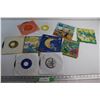 Image 1 : (2) Bugs Bunny and Popeye Books and (8) Assorted Vinyl Records