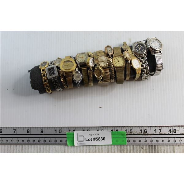 (14) Assorted Watches - As Is