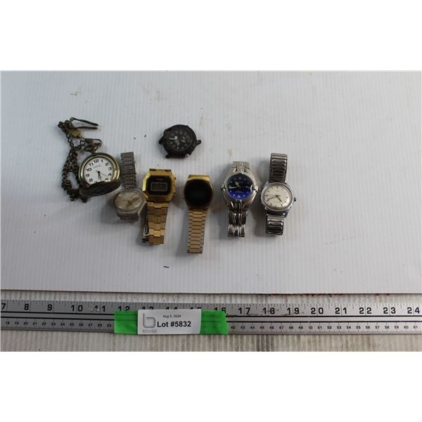 (7) Assorted Watches - As Is