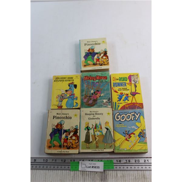 (7) Walt Disney Assorted Books