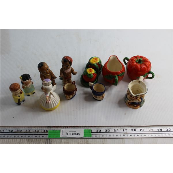 (12) Salt & Pepper Shakers and Misc.