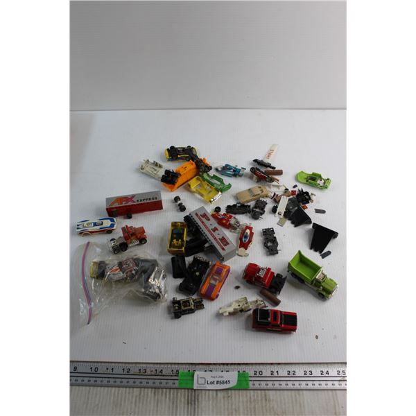 Assorted Toy Slot Car Parts