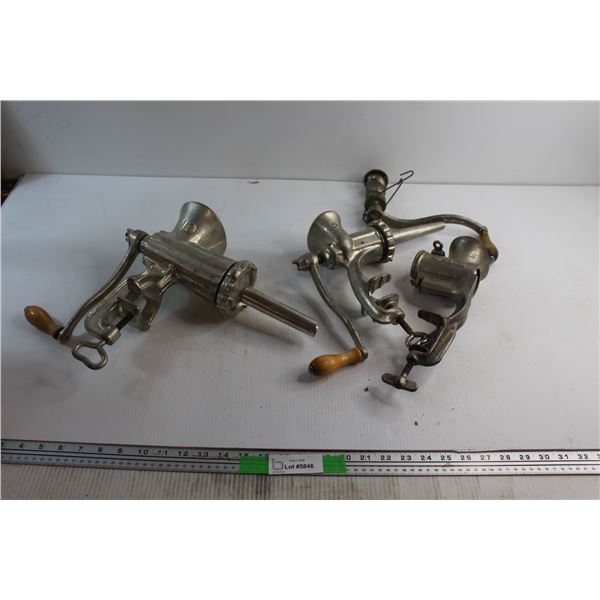 (3) Meat Grinders