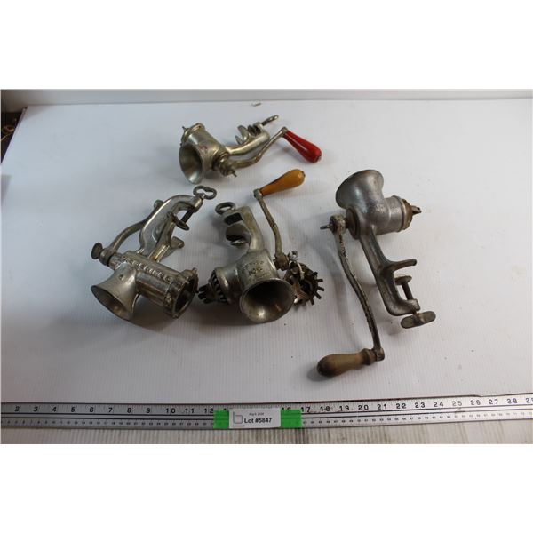(4) Meat Grinders