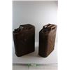 Image 1 : *(2) Jerry Cans - Rusty