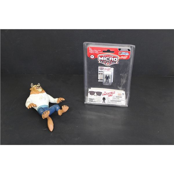 Micro Action "Invisible Man" Figurine - NIB, "The Beast" Toy