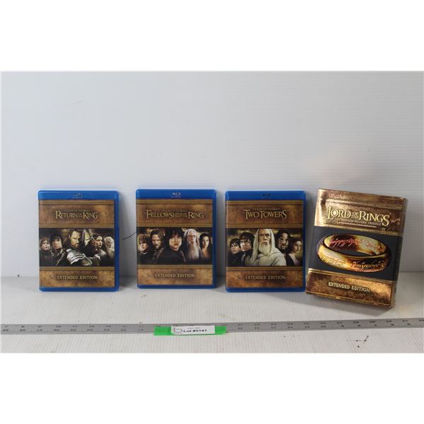 The Lord Of The Rings Trilogy DVD Blu-Ray Extended Edition