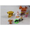 Image 5 : (18) Assorted Toys/Figurines from Animated Movies and TV Shows - Dinosaurs, Bakugan, Lion King, Saus