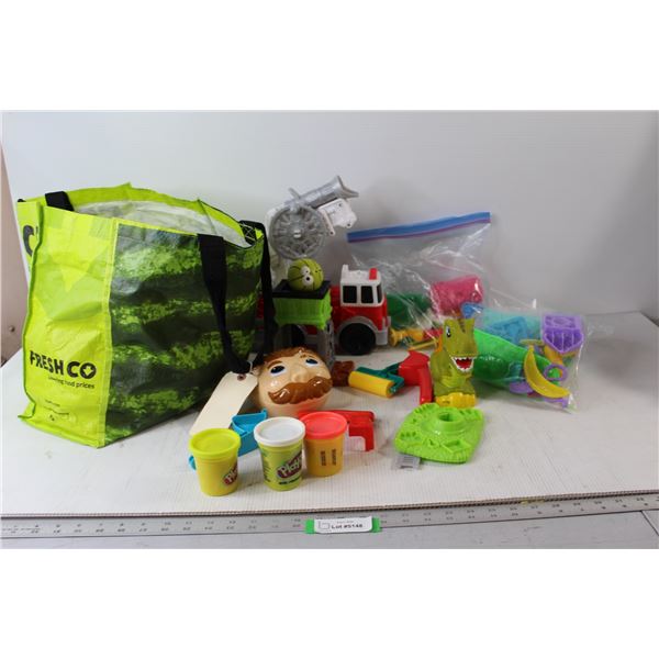 Assorted Kids Toys And Playdoh