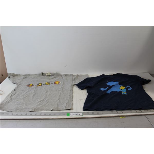 (2) Youth Medium Simpsons T-shirts
