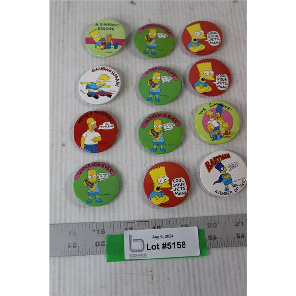 (12) Simpsons Pins