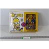 Image 1 : (5) Simpsons Movie Figurines Set Still Sealed, (2) Simpsons Movie DVD Pack