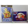 Image 1 : (2) Simpsons Art Wall Prints - 11 1/4" x 17 3/4" and 16" x 11 1/2"