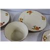 Image 5 : Meakin China (34) Assorted Plates and Trays, (3) Bowls, Large Tray, (6) Cups, Cream
