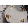 Image 9 : Meakin China (34) Assorted Plates and Trays, (3) Bowls, Large Tray, (6) Cups, Cream