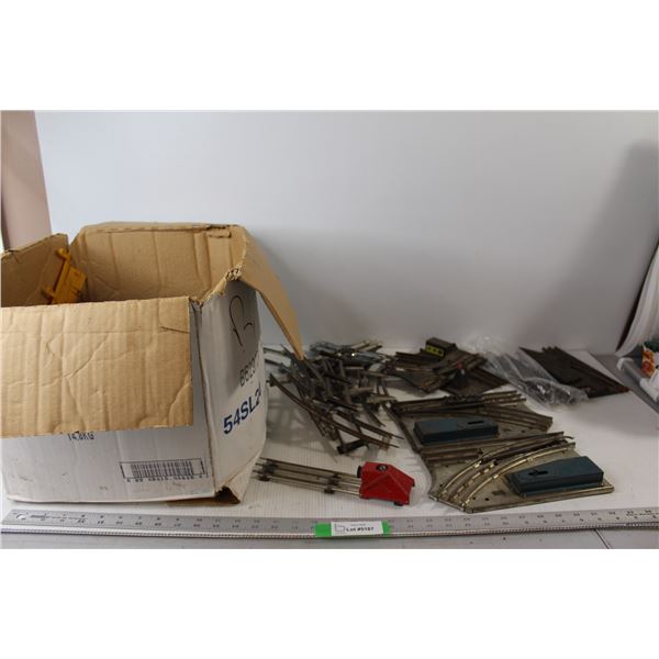 Assorted Train Tracks With Different Variations For a Train Set