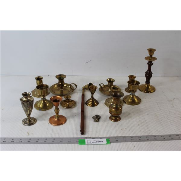 (14) Assorted Candle Holders