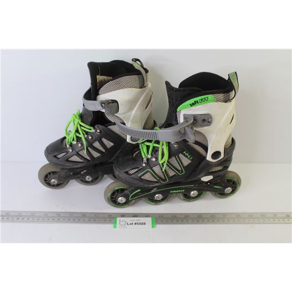 Fire Fly Roller Blades (Size 2 - 1.5)