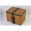 Image 3 : (2) Leather Wrapped Boxes