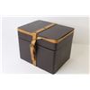 Image 5 : (2) Leather Wrapped Boxes