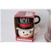 Image 3 : Snow Man Cup Set (NIB) - Anchor Hocking Measuring Cup - Glass Container w/Lid - Scented Items