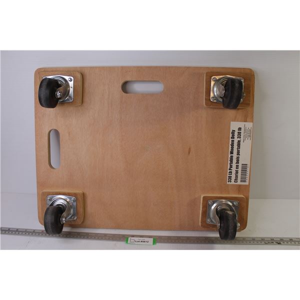 330 Lb. Wooden Dolly