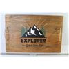 Image 1 : Explore Great Adventure - Wooden Tray w/Rope Handles (24" x 16")