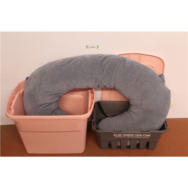 *Tote (no lid) - Grocery Basket - Over Sized Neck Pillow