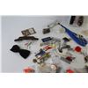 Image 5 : Tire Repair Kit - Money Erasers - Scissors - (7) Spoon Fish Hooks - Misc. Items