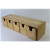 Image 6 : Wooden Case w/5 Pull Drawers - (5) cups