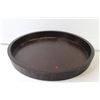 Image 4 : Over Sized Round Wooden Tray (21 3/8")