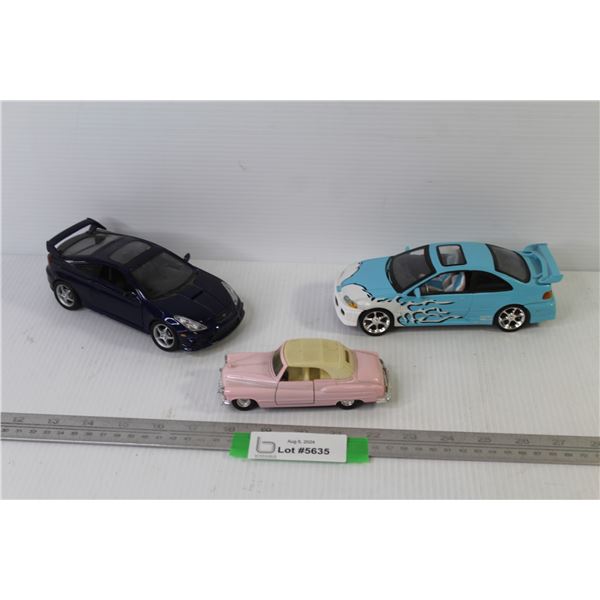 Maisto 2003 Toyota Die Cast Car (1/24 scale) - ERTL 1995 Honda Die Cast - Buick Roadmaster 1950 Die 