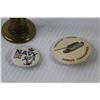 Image 3 : Military Button Pins - Bullet Mounted on Bass