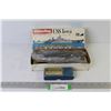 Image 1 : Vintage Water Line Series USS Iowa Model Ship in Box & Feistimm-Saitenhalter (empty box)