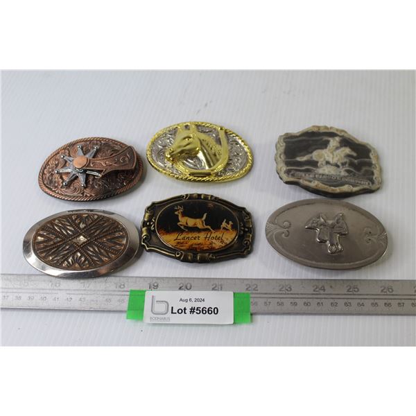 (6) Belt Buckles