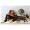 Image 1 : (2) Monkey Toys/Plushies/Stuffed Animals