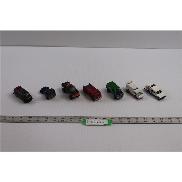 (6) Vintage Loose Hot Wheels (Red Line C.O.E) & ERTL "A" Team Van