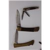 Image 5 : (5) Vintage Pocket Knives of Varying Condition