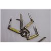 Image 4 : Vintage Pocket Knife, (4) Vintage Key Chain Knives & Vintage Pocket Cribbage Board/Multi tool