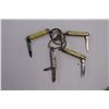 Image 5 : Vintage Pocket Knife, (4) Vintage Key Chain Knives & Vintage Pocket Cribbage Board/Multi tool