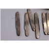Image 3 : (10 pcs) Stainless Steel Two Blade Pocket Knives