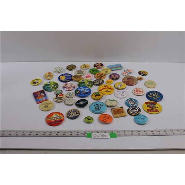 Various Button Pins