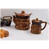 Image 2 : Vintage Ceramic Tea Sets (Ben Franklin & Grandma), Artmark Weiner Dog Tea Pot & Mushroom Spoon Rest