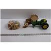 Image 1 : Vintage Wooden Blocks, John Deere 4020 Diesel Tractor (As is Condition) & Dutch Clog Ship