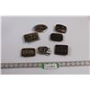 Image 1 : (7) Vintage Belt Buckles - Budweiser, Molson Canadian (Pin Broken), CEDA
