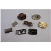 Image 5 : (7) Vintage Belt Buckles & Copper Alberta Canada Cowboy Hat