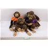 Image 1 : (4) Plush Monkeys/Puppets