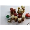 Image 2 : (10) Assorted Salt & Pepper Shakers, Push Button, (3) Golf Balls and (2) Bells
