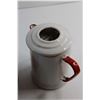 Image 4 : (2) Enamel Coffee Pots and (1) Tea Pot